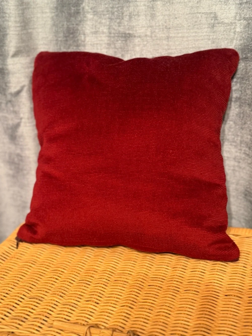 Vintage  Tapestry Square Throw Pillow 12”